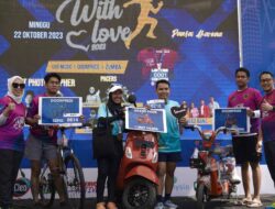 Fun Run BPTD Kelas II Sulsel dengan Tema Running With Love Menarik Partisipasi 1.000 Peserta