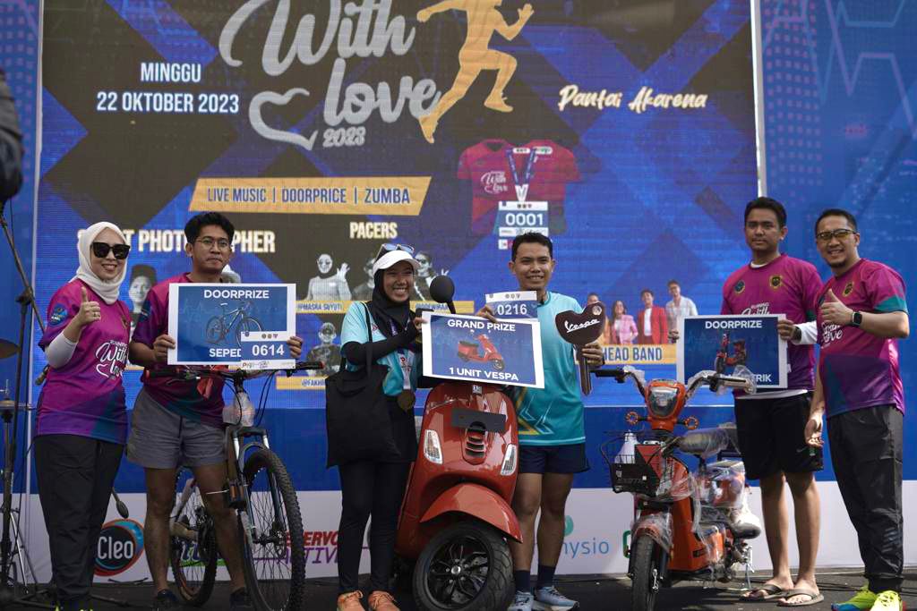 Fun Run BPTD Kelas II Sulsel dengan Tema Running With Love Menarik Partisipasi 1.000 Peserta