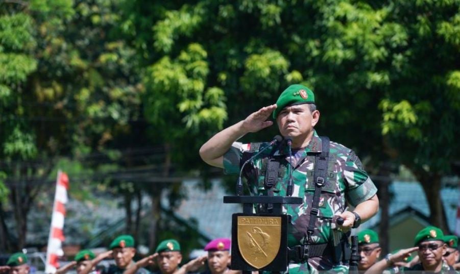 Pangdam Pattimura Tegaskan Prajurit Tidak Boleh Terlibat dalam Politik Praktis dan Keluar dari TNI