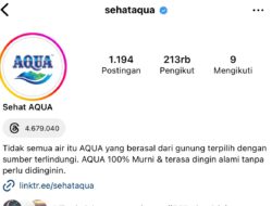 Ramai Boikot Produk Pro Israel, Danone dan Aqua Pilih Tutup Kolom Komentar Instagram, Postingan Terakhir Disorot