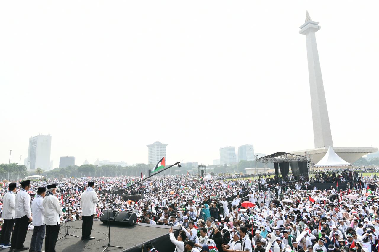 Pidato Anies pada Aksi Bela Palestina di Monas Menciptakan Gelora di Langit