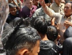 Prabowo meresmikan sumber air bersih