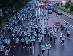 Riau Bhayangkara Run 2024 di Pekanbaru Dihadiri Oleh 10 Ribu Peserta yang Meriah