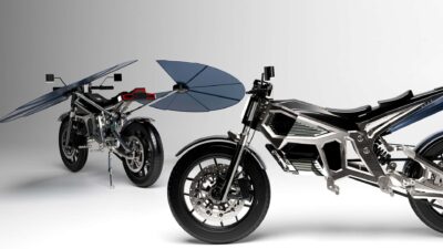 Revolutionary Solar-Powered Motorcycle Concept